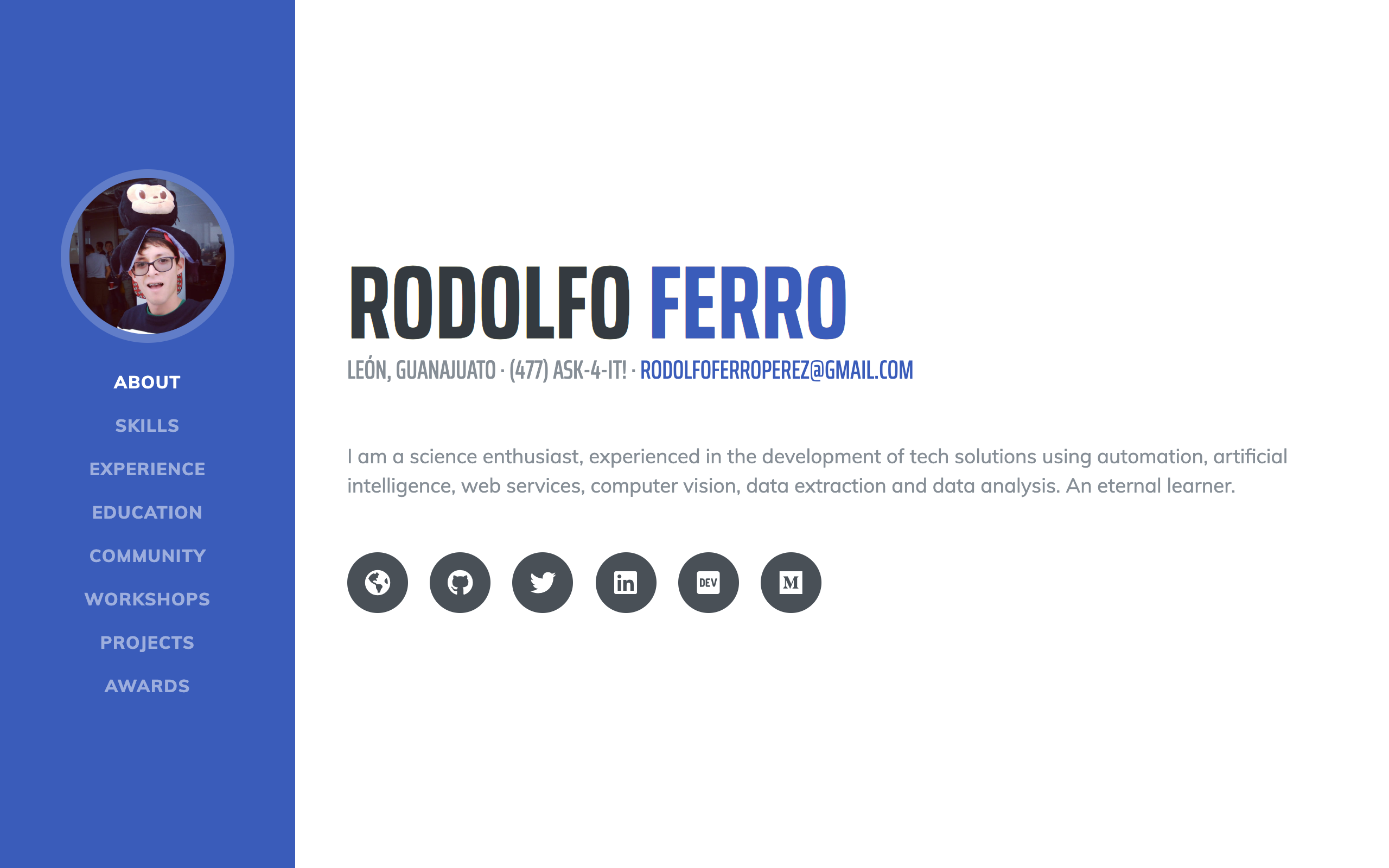 flask-resume-template